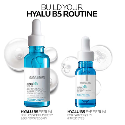 Hyalu B5 Eye Serum with Hyaluronic Acid & Caffeine – Hydrating Under-Eye Serum for Dark Circles, Puffiness & Wrinkles with Cooling Roller Applicator
