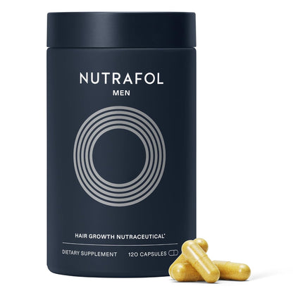 Nutrafol Men’s Hair Growth Supplements – 1-Month Supply for Visibly Thicker Hair & Improved Scalp Coverage