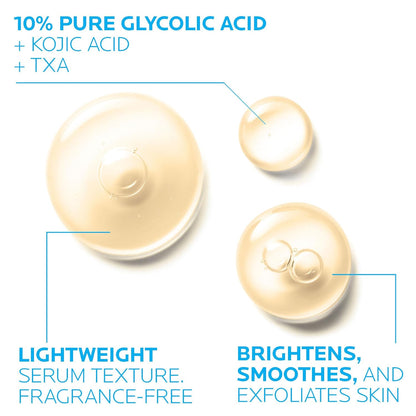 Glycolic Acid Serum with Tranexamic Acid, Kojic Acid & Vitamin B5 – Dark Spot Corrector for Brighter, More Even-Looking Skin