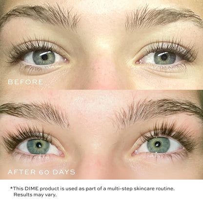 DIME Beauty Eyelash Boost Serum – Prostaglandin-Free Lash Serum with Peptides & Amino Acids for Longer, Thicker & Healthier-Looking Lashes – 0.20 oz / 6ml