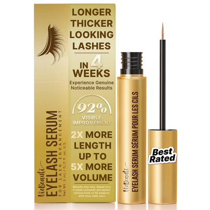 VieBeauti Eyelash Growth Serum – Advanced Nourishing Lash Serum for Longer, Fuller & Thicker-Looking Lashes – 5ml