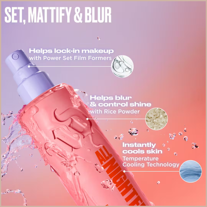 All Nighter Waterproof Matte Setting Spray – 24HR Makeup Hold, Oil Control & Matte Finish