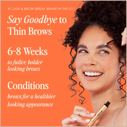 GrandeBROW Brow Enhancing Serum – Fuller, Bolder-Looking Eyebrow Serum with Vitamins, Peptides, Antioxidants & Amino Acids