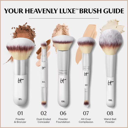 Heavenly Luxe Complexion Perfection Brush #7 – Dual-Ended Foundation & Concealer Brush