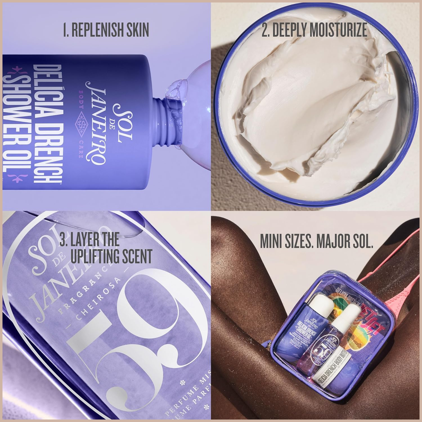 Delícia Drench Jet Set Travel Kit