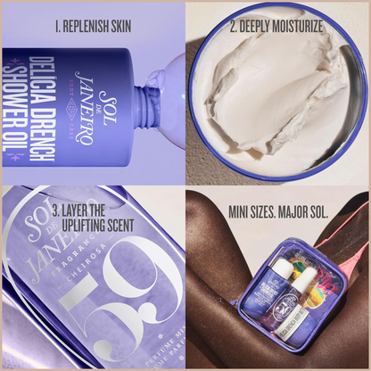 Delícia Drench Jet Set Travel Kit
