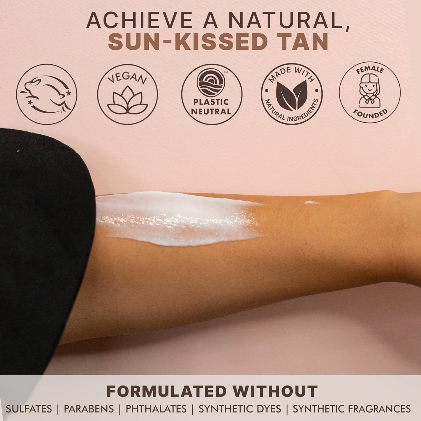 Beauty by Earth Self Tanner – Natural & Organic Moisturizing Self Tanning Lotion with Aloe Vera & Coconut – Medium to Dark