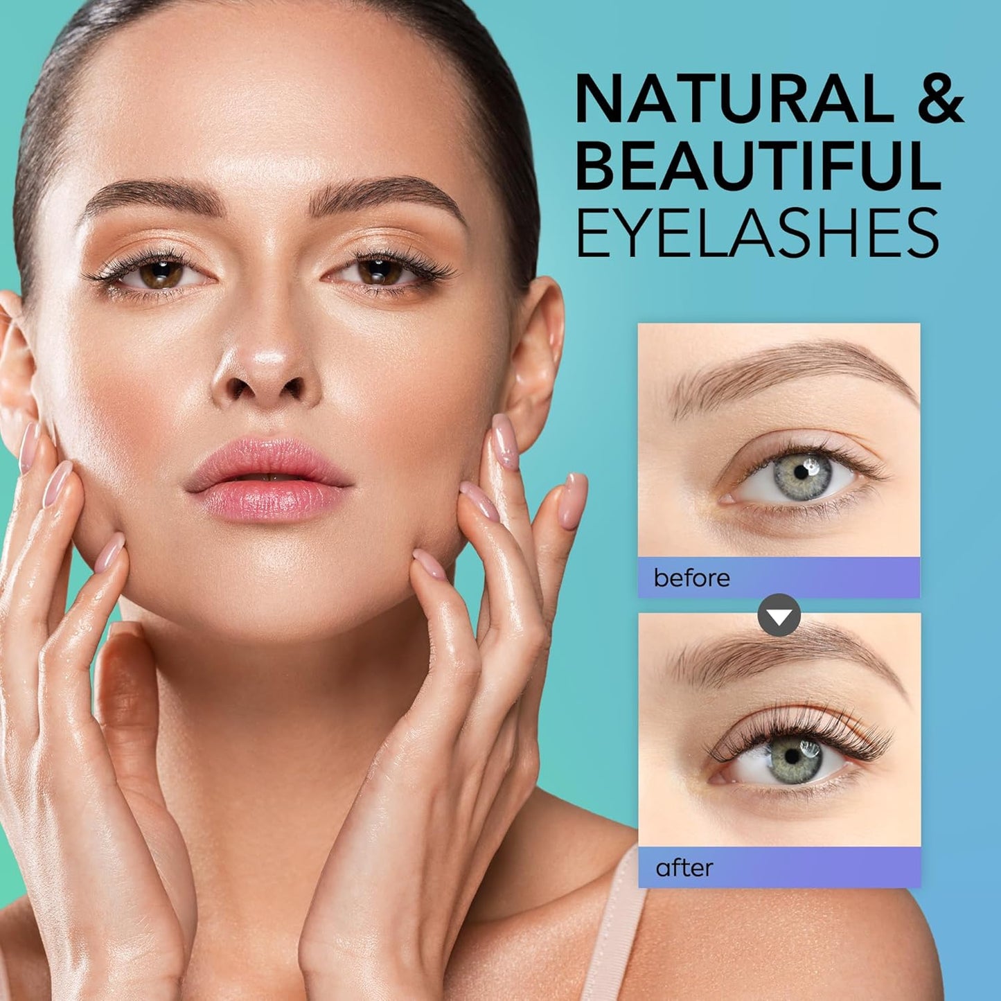 Premium Lash Serum – Advanced Lash & Brow Enhancing Serum for Longer, Fuller & Thicker-Looking Lashes and Brows – 5ml
