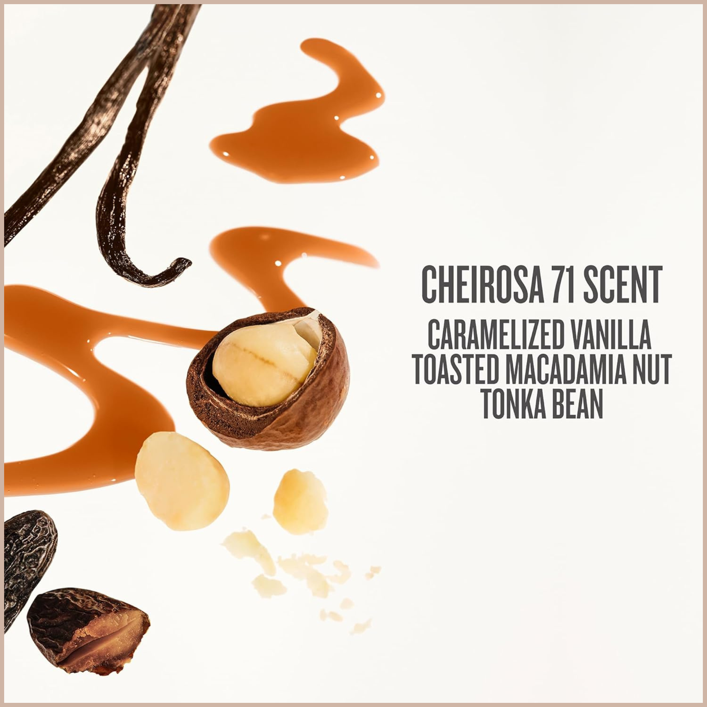 Limited Edition Cheirosa 71 Shimmering Body Cream – Vanilla Body Cream with Golden Shimmer, Macadamia Nut Butter & Tonka Bean
