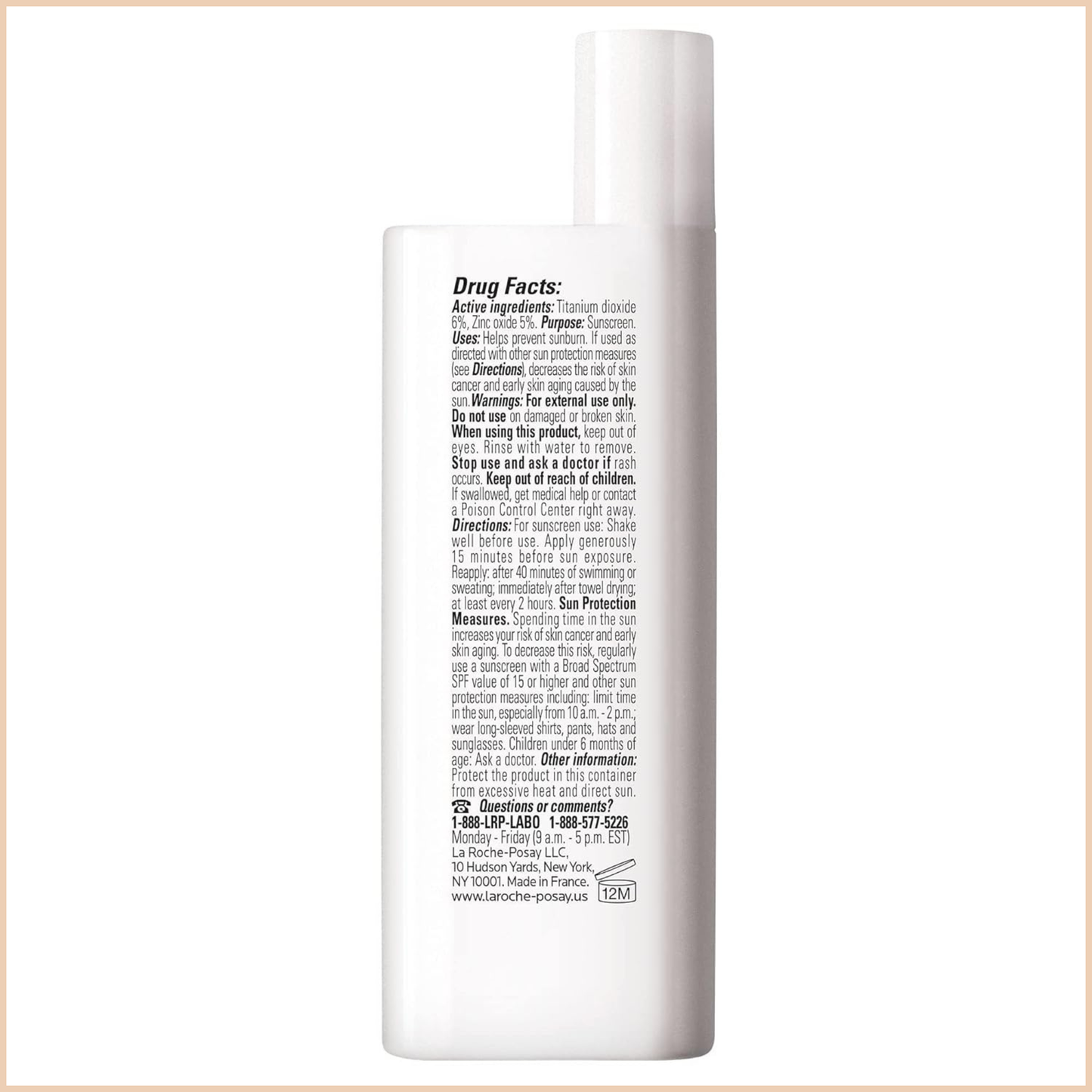 Anthelios Mineral Zinc Oxide Sunscreen SPF 50 – Ultra-Light Broad Spectrum Face Sunscreen with Matte Finish - Non-Tinted