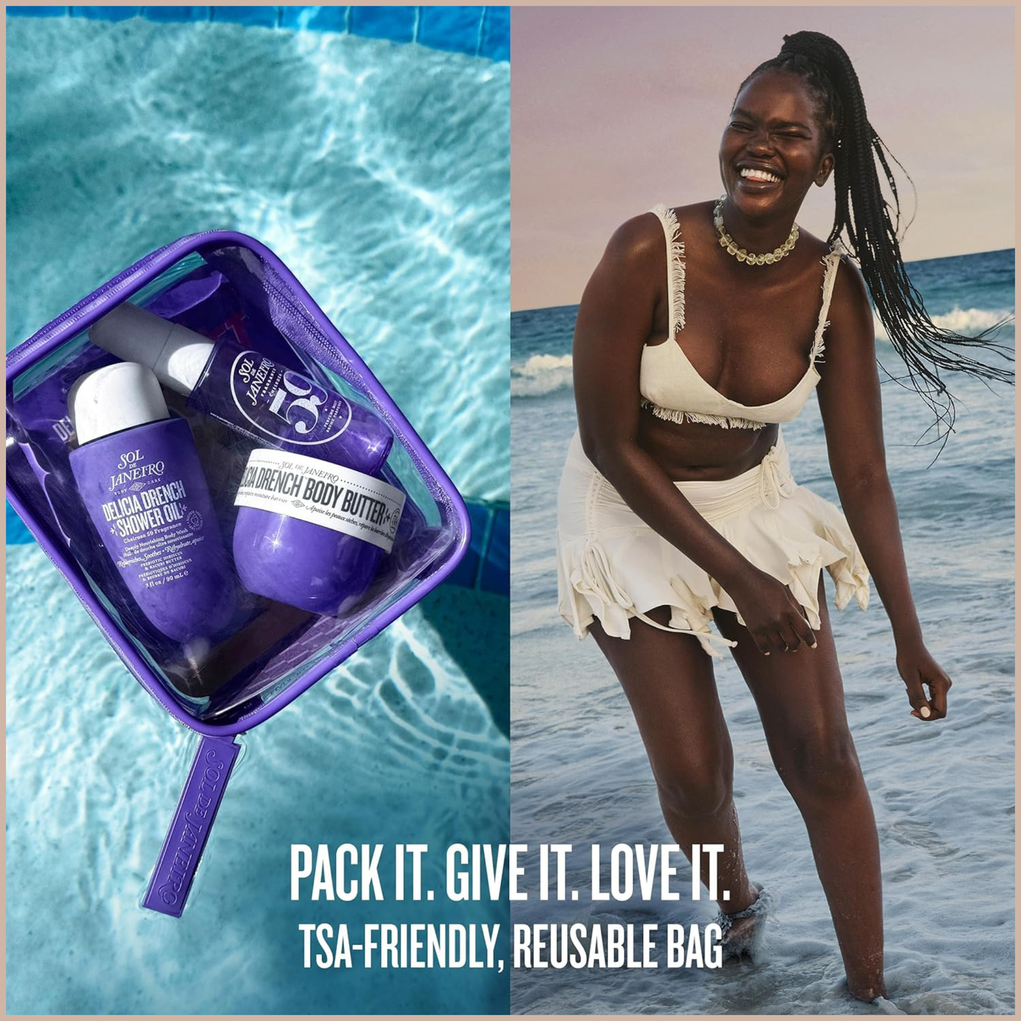 Delícia Drench Jet Set Travel Kit