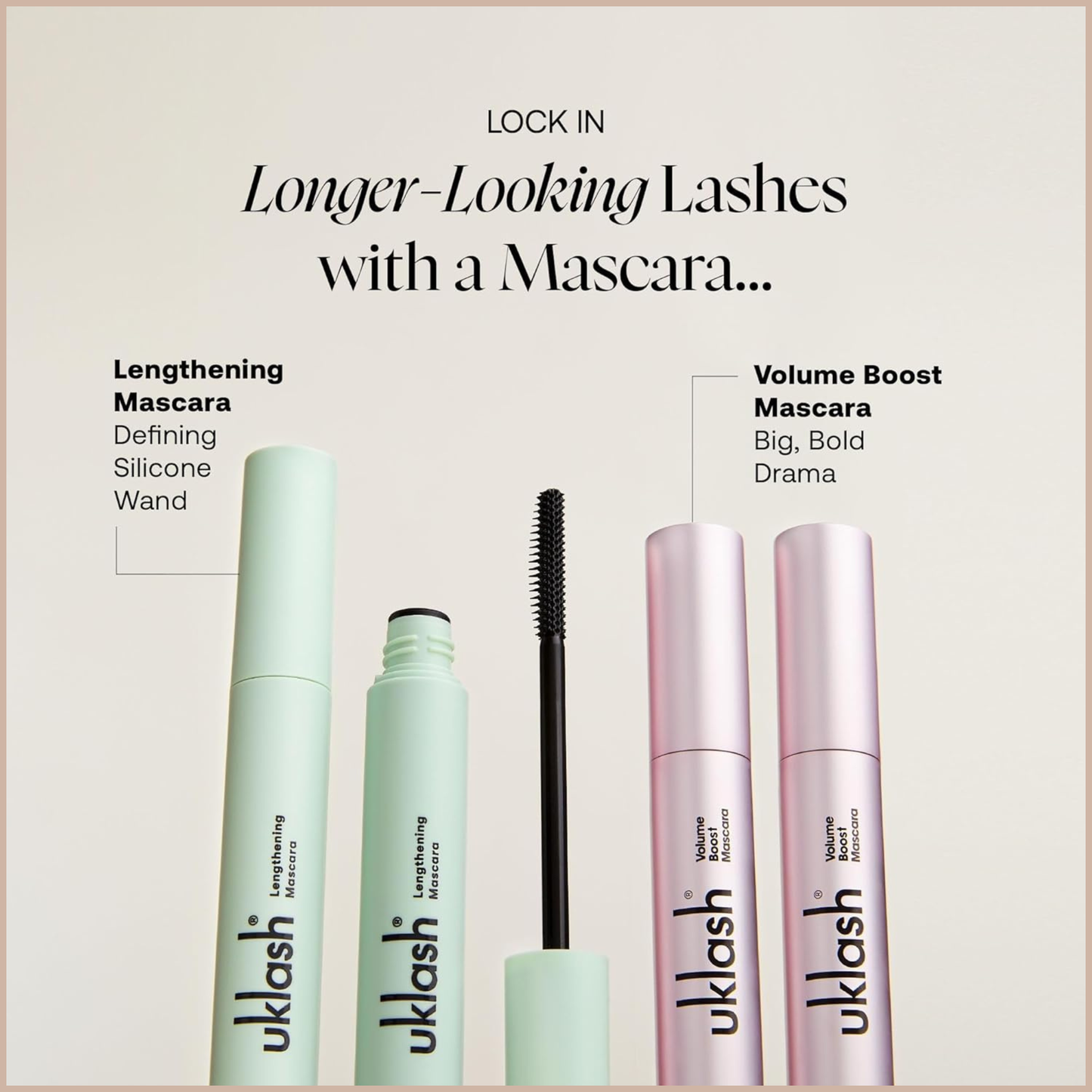 UKLASH Eyelash Growth Serum – Vegan Lash Serum for Longer, Fuller & Healthier-Looking Lashes