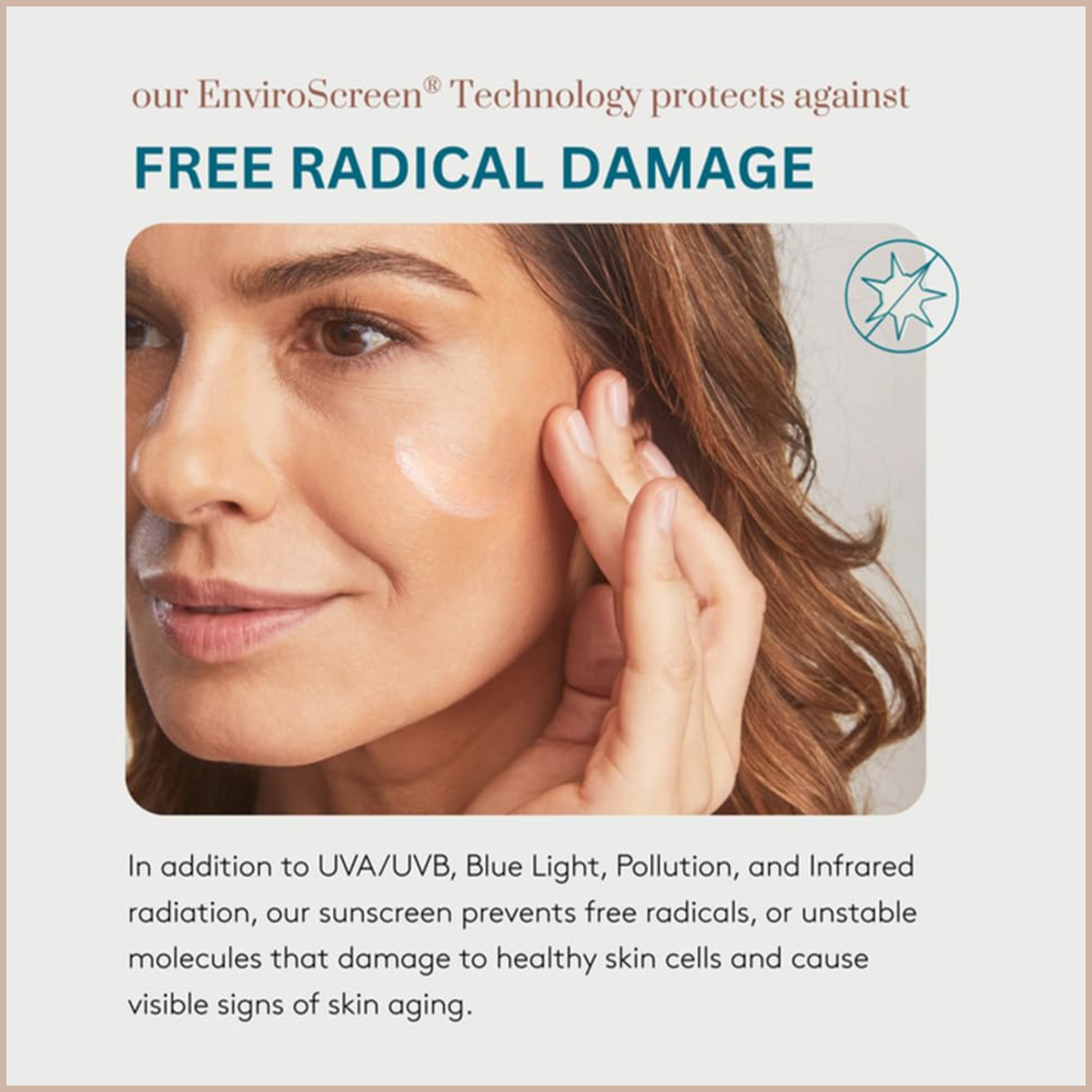 Total Protection Face Shield SPF 50 – 100% Mineral Zinc Oxide Sunscreen with Environmental Defense – 1.8 fl oz