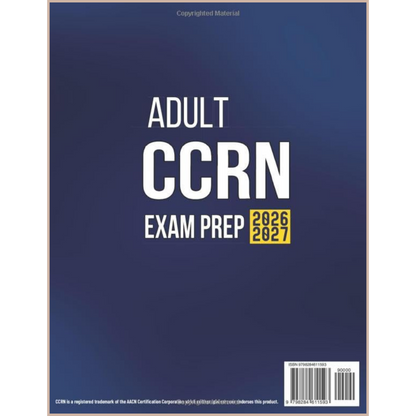 Adult CCRN Exam Prep – Comprehensive CCRN Certification Study Guide with 1500+ Practice Questions & 10 Full-Length Exams