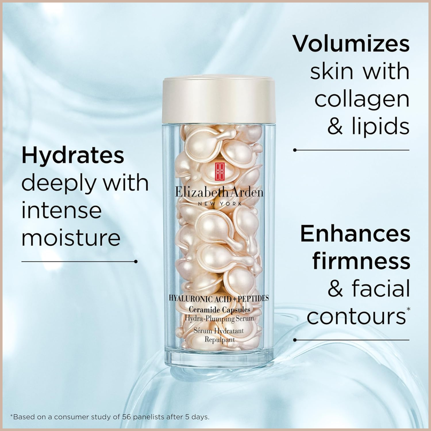 Hydrating HA + Peptides Ceramide Capsules for Plumping & Barrier Support