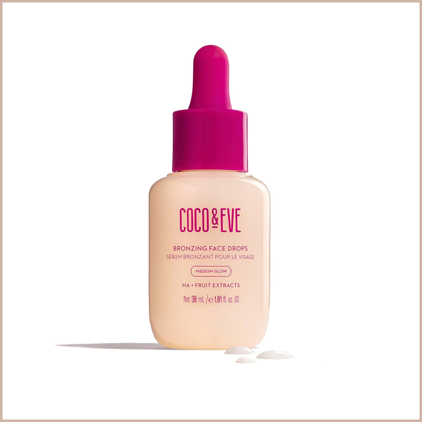 Hydrating Bronzing Face Drops for Customizable Natural Glow & Skin Plumping