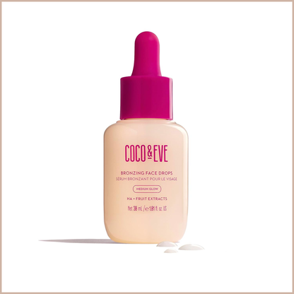 Hydrating Bronzing Face Drops for Customizable Natural Glow & Skin Plumping