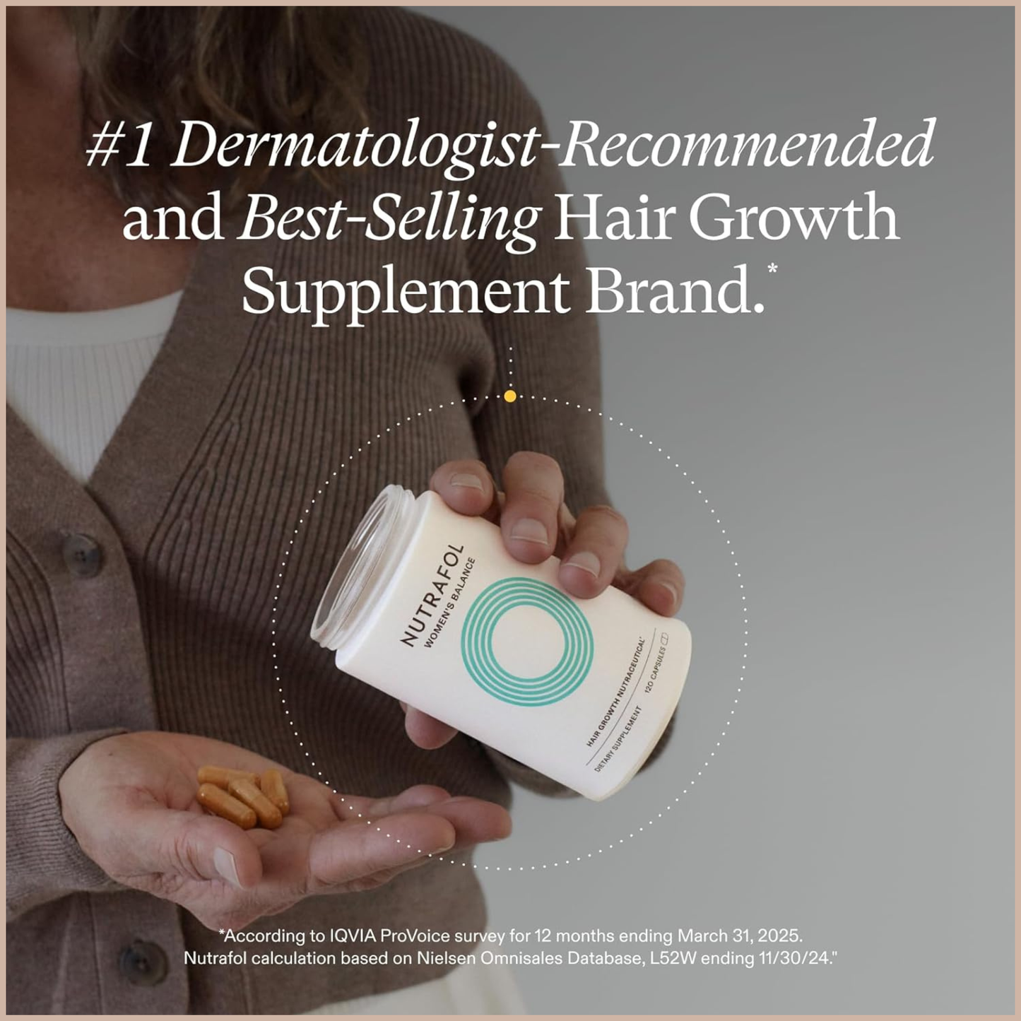 Hair Growth Support Supplement for Women 45+ – Fuller, Stronger, Thicker-Looking Hair Support Capsules