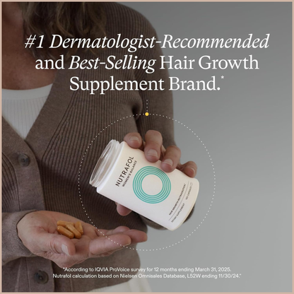 Hair Growth Support Supplement for Women 45+ – Fuller, Stronger, Thicker-Looking Hair Support Capsules