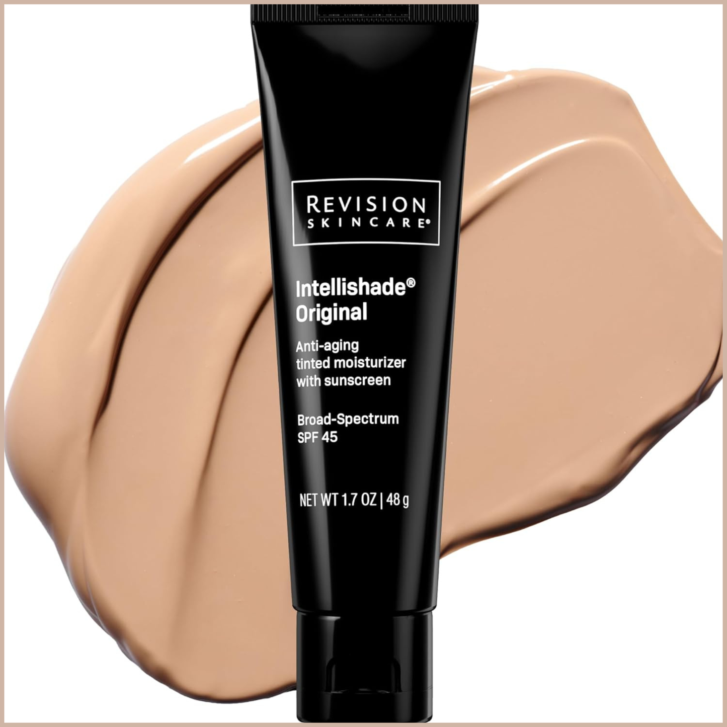 Tinted Face Moisturizer SPF 45 with Peptides & Vitamin C for Anti-Aging, Brightening & Hydration