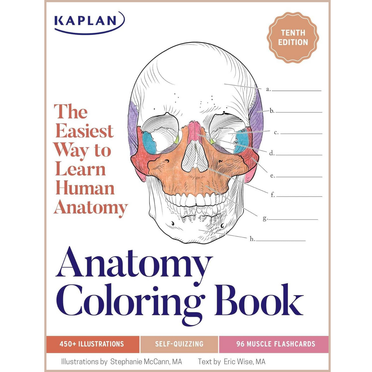 Anatomy Coloring Book – Interactive Human Anatomy Study Guide with Medical Illustrations & Self-Testing System