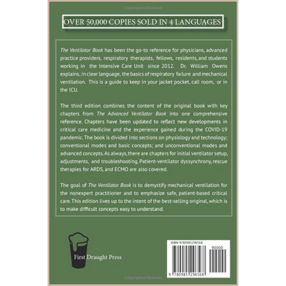 The Ventilator Book (3rd Edition) – Practical Guide to Mechanical Ventilation & Respiratory Failure in Critical Care