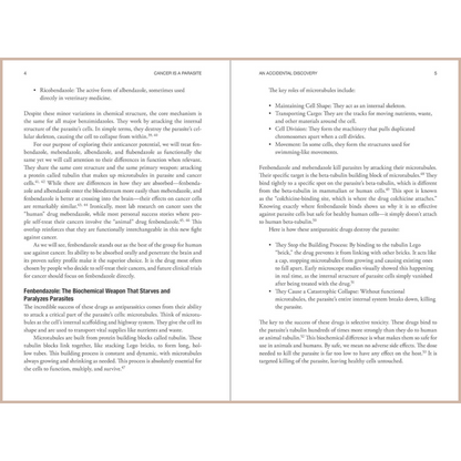 Cancer Is a Parasite – Fenbendazole Research, Cancer Biology Insights & Alternative Antiparasitic Therapy Exploration Book