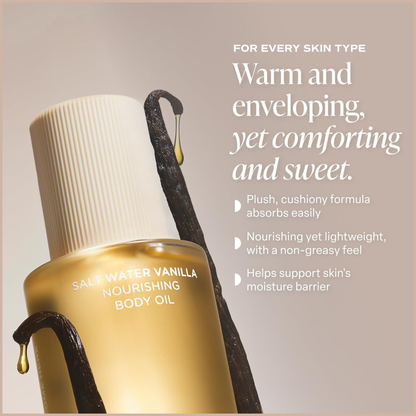 Body Oil for Deep Hydration, Firming & Glowing Skin with Botanical Oils
