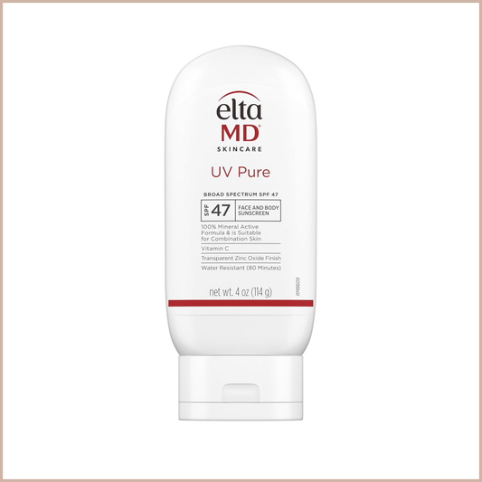 100% Mineral Sunscreen SPF 47 for Face & Body (Water-Resistant)