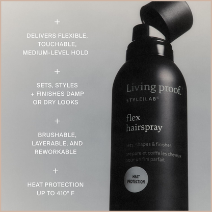 Flexible Hold Hair Spray – Lightweight Styling & Finishing Spray with Heat Protection and Humidity Resistance