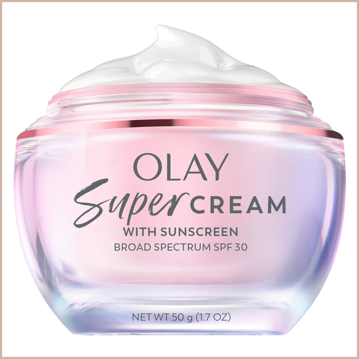 Face Moisturizer SPF 30 with Niacinamide, Vitamin C & Hyaluronic Acid for Brightening, Hydration & Firming