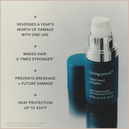 Bond Repair Hair Treatment – Strengthening Leave-In Cream for Damaged Hair, Split Ends & Heat Protection