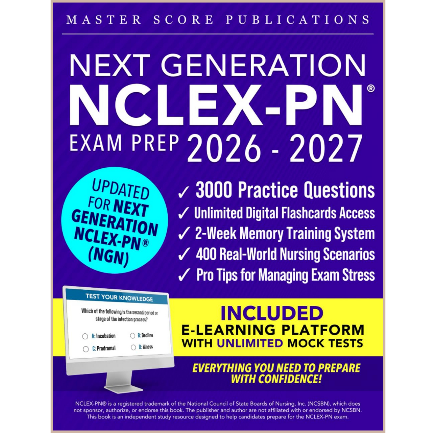 Next Generation NCLEX-PN Exam Prep – Clinical Judgment Study Guide with Practice Questions, Case Scenarios & Digital Test Simulator