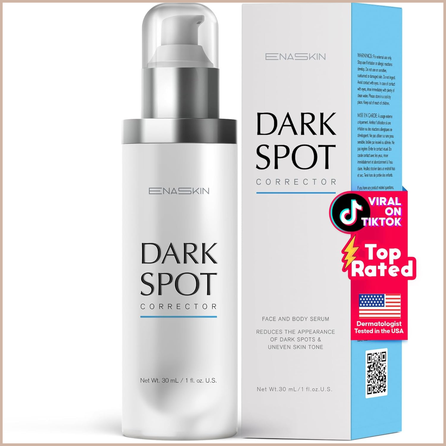 Dark Spot Correcting Serum – Tranexamic Acid & Niacinamide Brightening Treatment