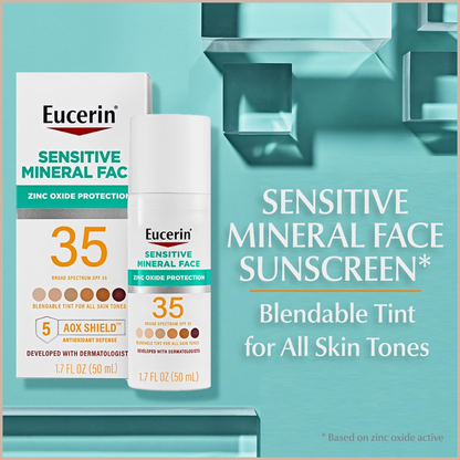 Tinted Mineral Sunscreen SPF 35 – Antioxidant Face Protection & Daily Hydration