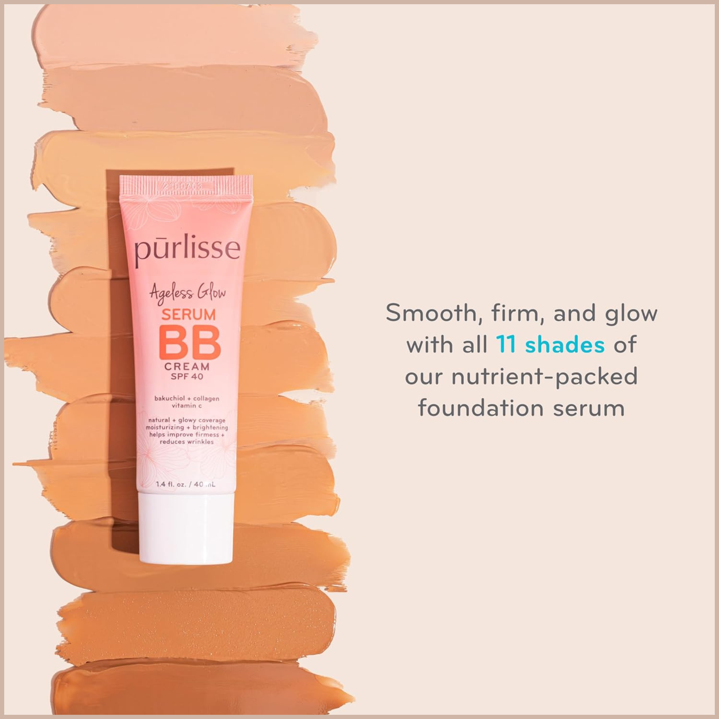 Tinted BB Cream with Natural Glow & Skin-Smoothing Coverage