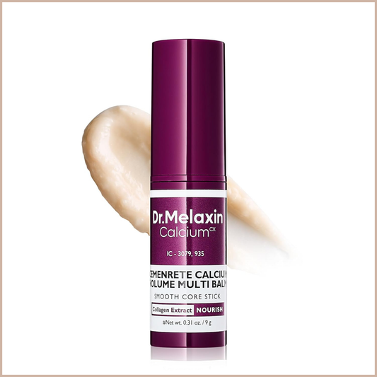 Anti-Aging Eye Balm Stick with Calcium, Collagen & Vitamin D for Wrinkle Care & Volume Support