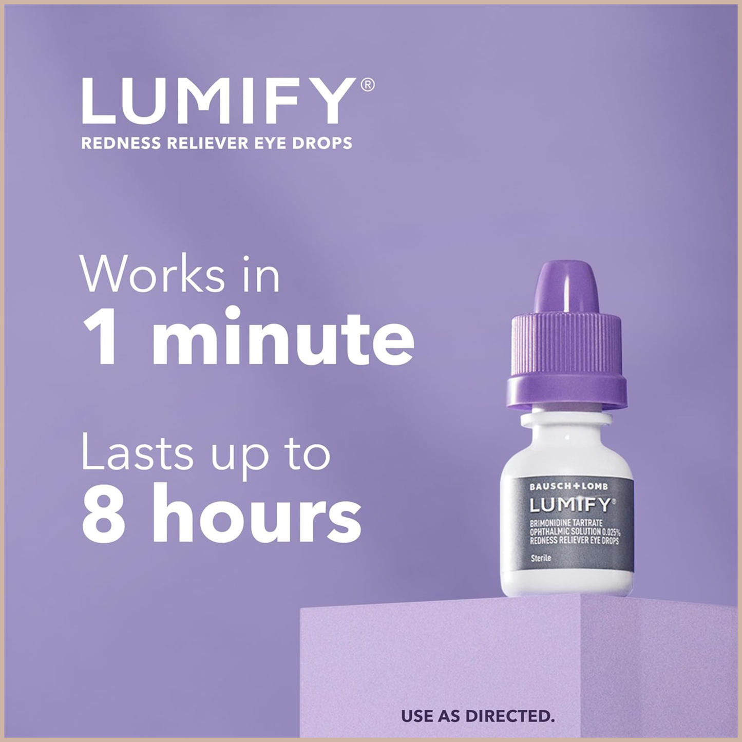 Redness-Relief Eye Drops for Whiter, Brighter Eyes (Fast Acting, Long Lasting)