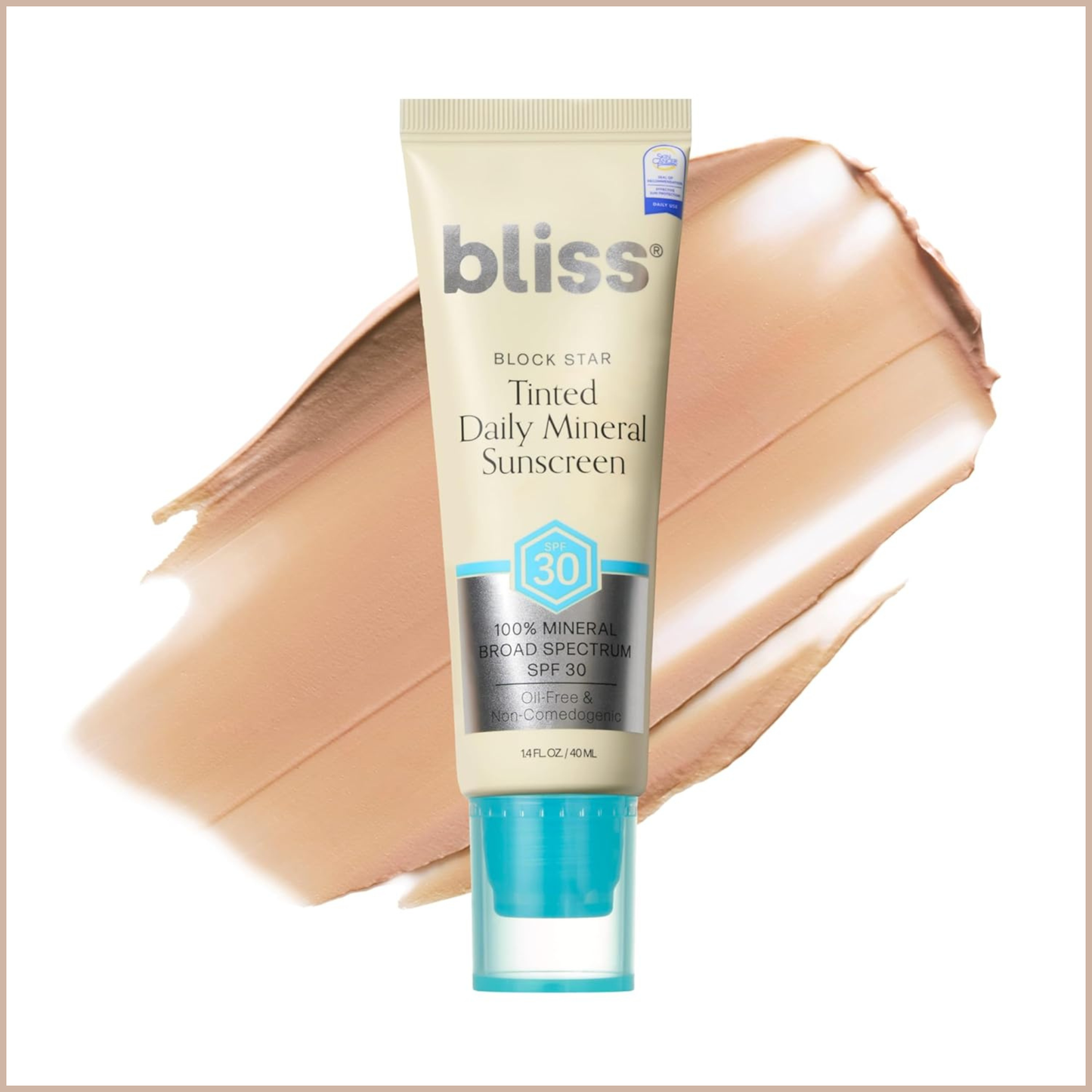 Tinted Mineral Sunscreen SPF 30 for Invisible UV Protection