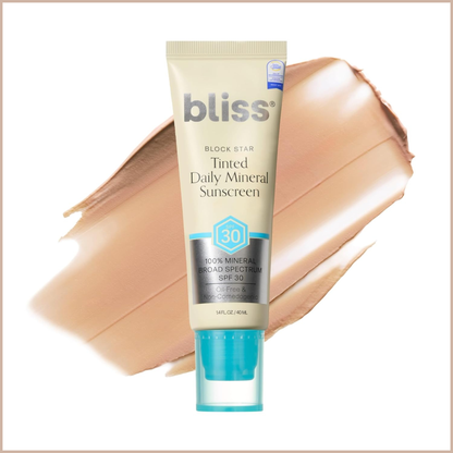 Tinted Mineral Sunscreen SPF 30 for Invisible UV Protection
