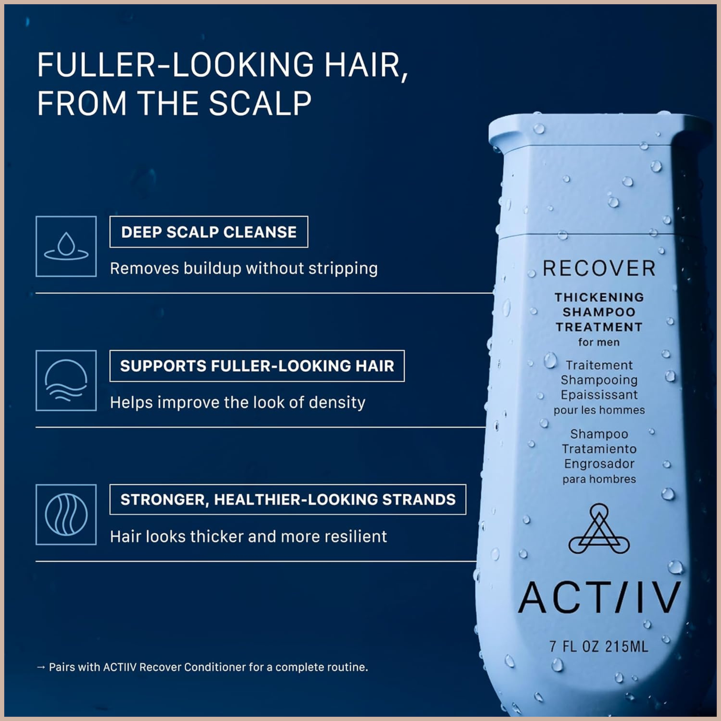 Hair Thickening Cleansing Treatment – Strengthening Shampoo for Fuller, Healthier-Looking Hair