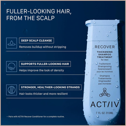Hair Thickening Cleansing Treatment – Strengthening Shampoo for Fuller, Healthier-Looking Hair