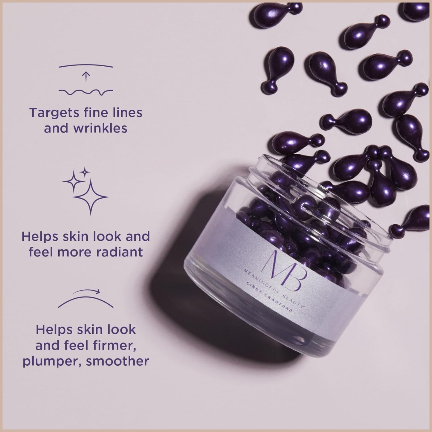 Anti-Aging Facial Capsules for Firming, Hydration & Fine Line Care