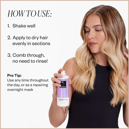 Overnight Bond Repair Hair Spray – Leave-In Treatment for Damaged, Color-Treated & Frizz-Prone Hair