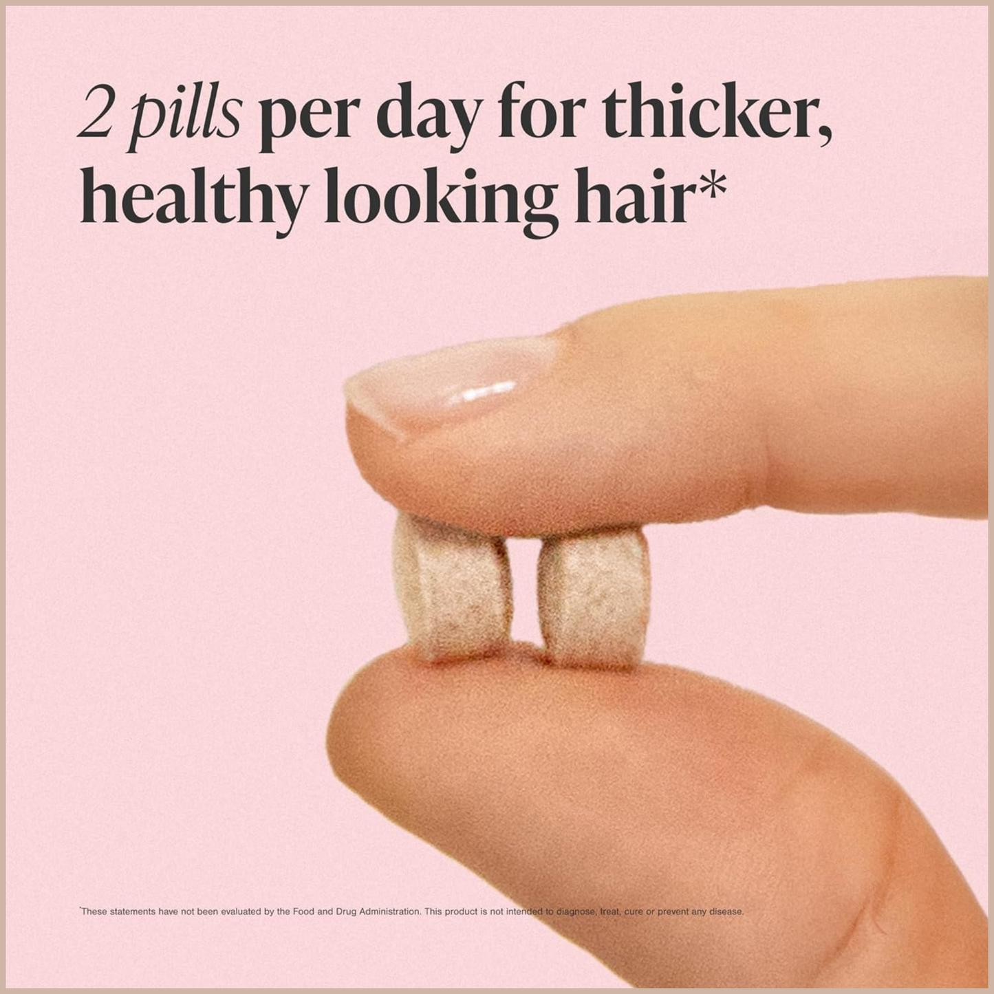 Hair Growth Support Tablets – Thicker, Fuller-Looking Hair from Within for Women
