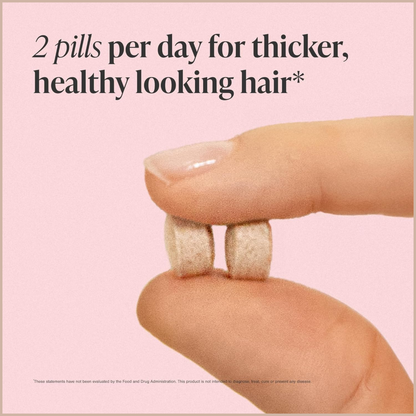 Hair Growth Support Tablets – Thicker, Fuller-Looking Hair from Within for Women