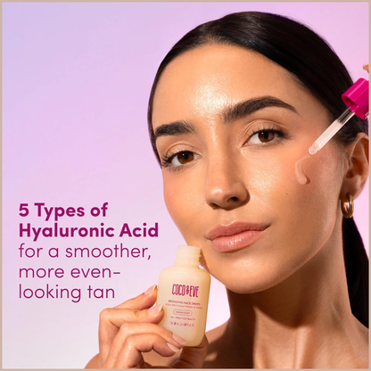 Hydrating Bronzing Face Drops for Customizable Natural Glow & Skin Plumping