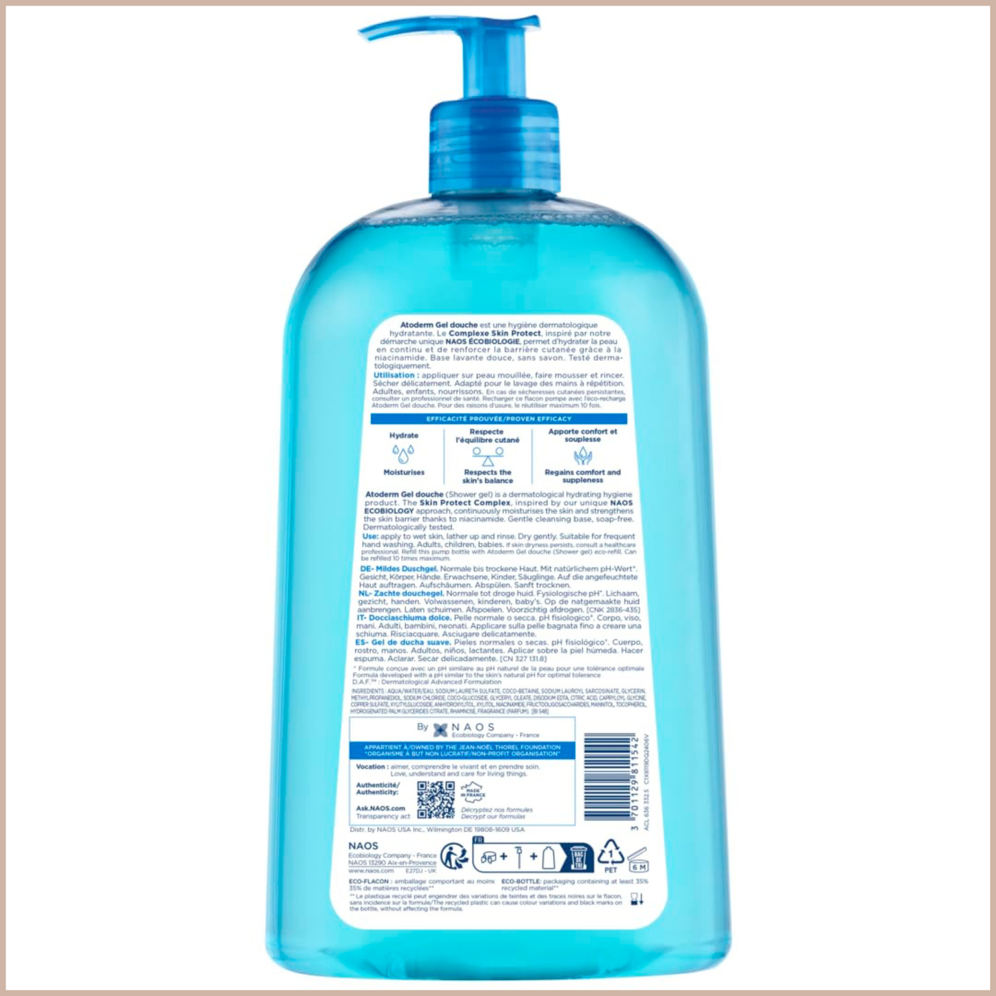 Gentle Hydrating Shower Gel for Dry & Sensitive Skin
