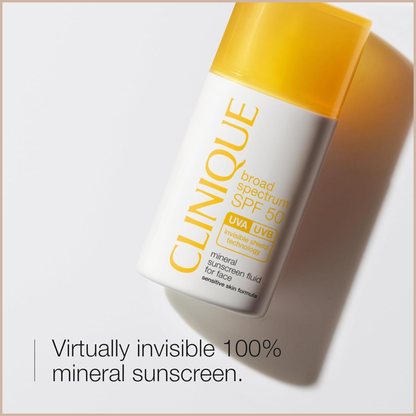 Mineral Face Sunscreen SPF 50 for Sensitive Skin & Daily Protection
