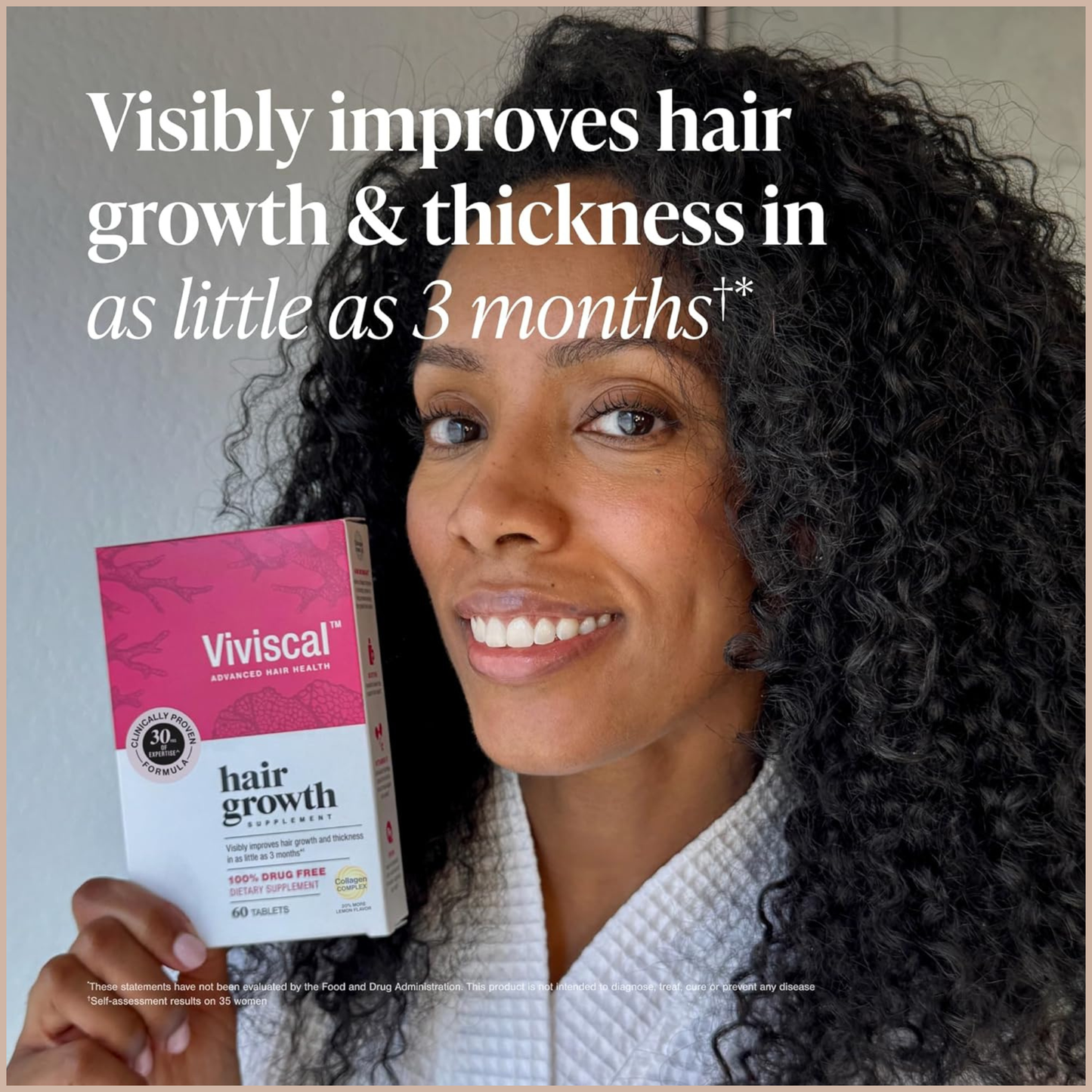 Hair Growth Support Tablets – Thicker, Fuller-Looking Hair from Within for Women